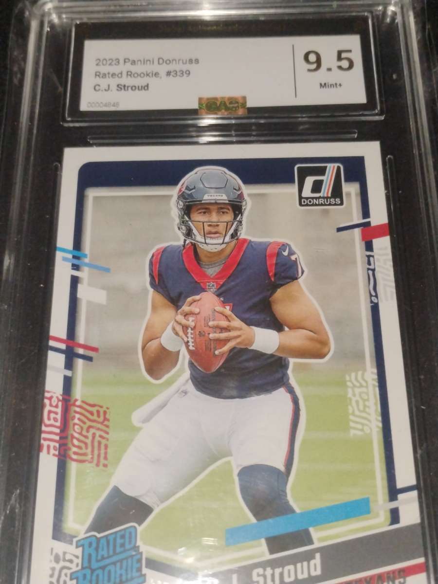 Graded CJ Stroud Donruss Rookie Football Card