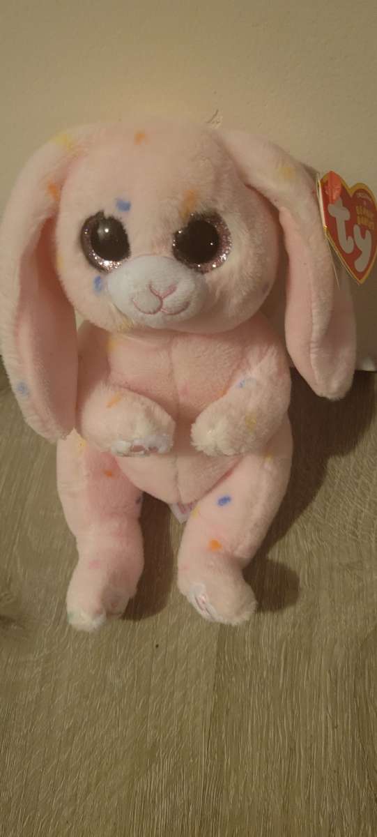 The Beanie Babies Collection Bellies easter may rabbit MINT