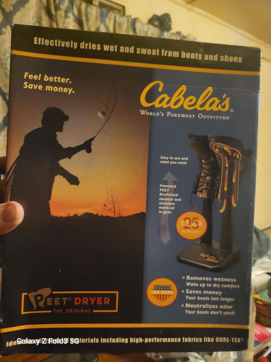 Cabelas Original PEET Electric Boot Drying Rack