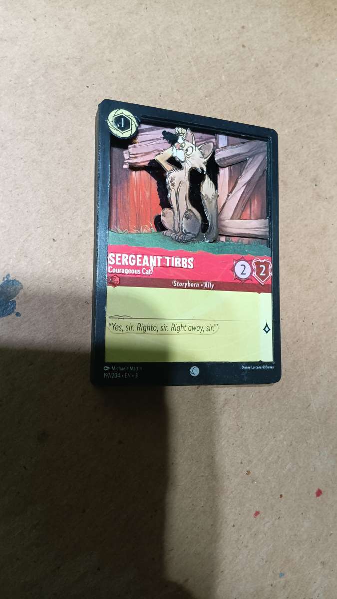 3D custom card art