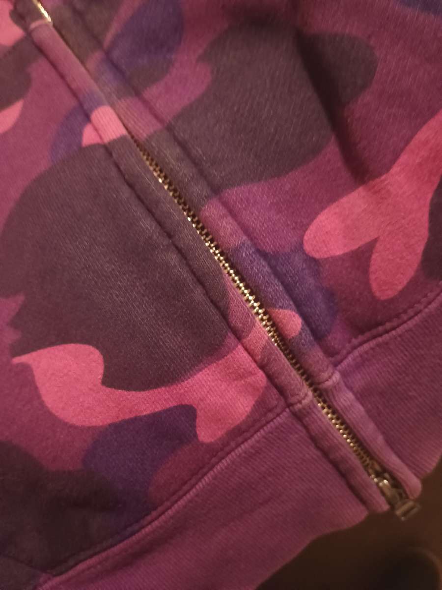 Purple Bape Full Zip Jacket