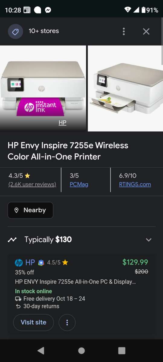 HP envy printer