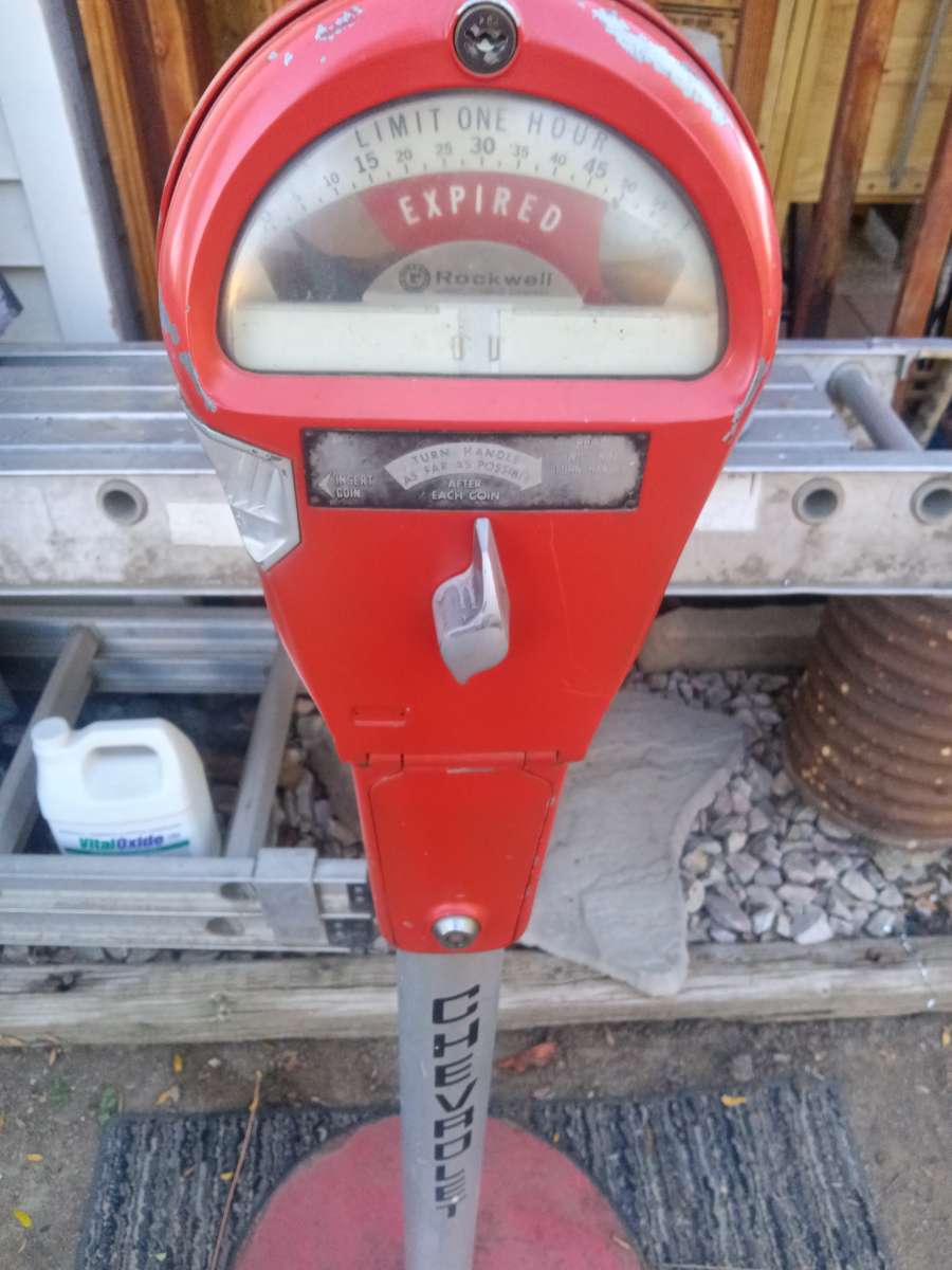 chevrolet vintage parking meter
