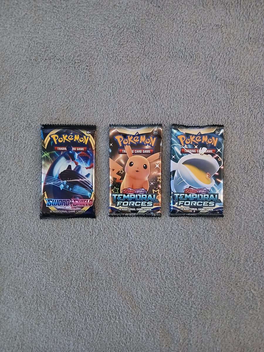 5 Pokemon 10 Trading Cards Booster Packs 2022 2024