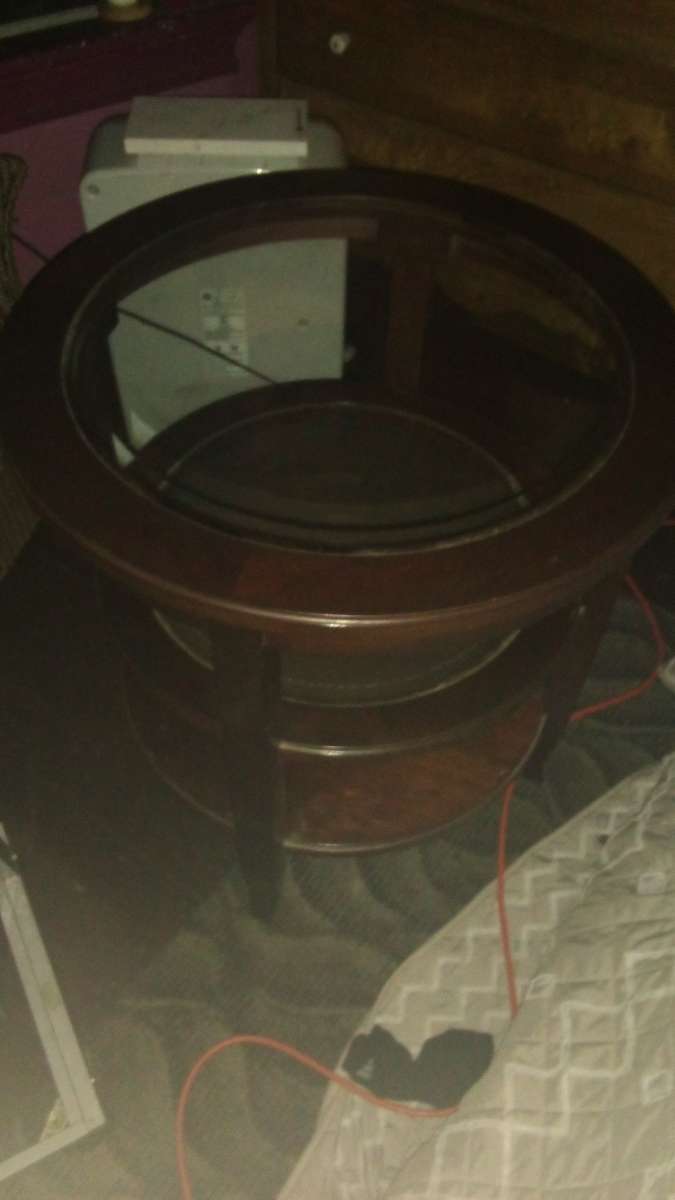 three level coffee table