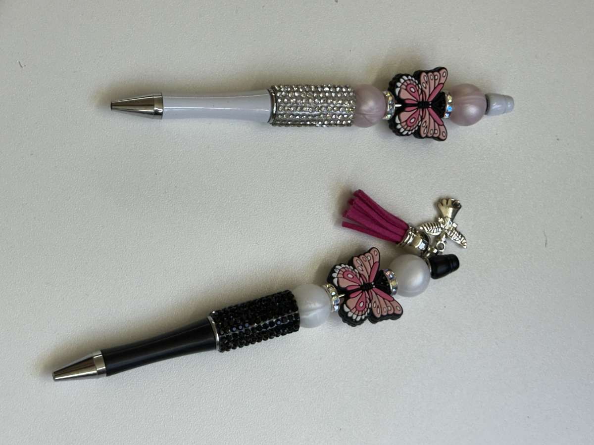 beaded ink pens