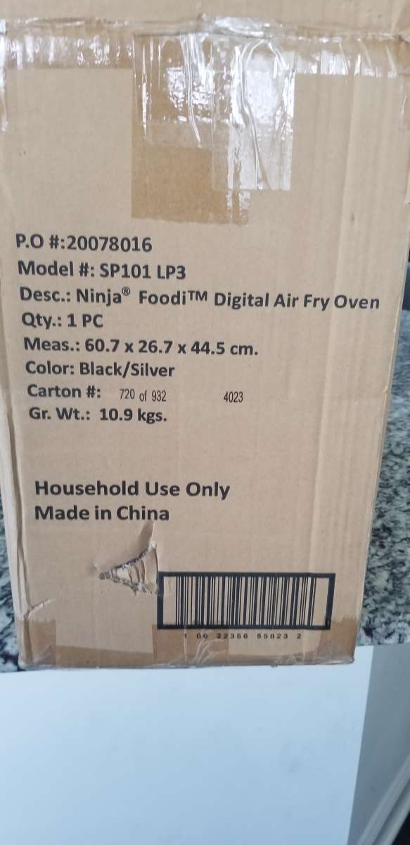 NINJA foodi digital air fryer oven sp100  8 programs