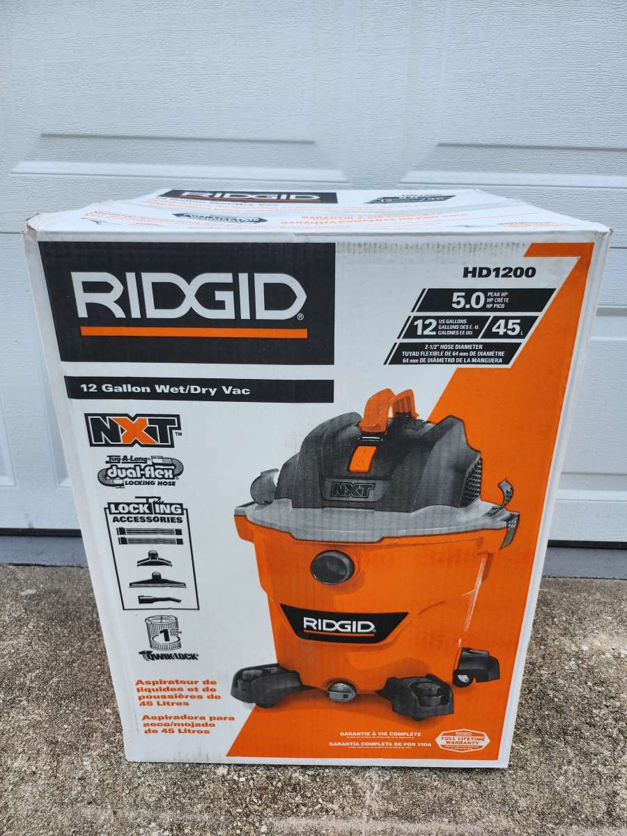Ridgid 12 Gallon NXT Wet Dry Vac