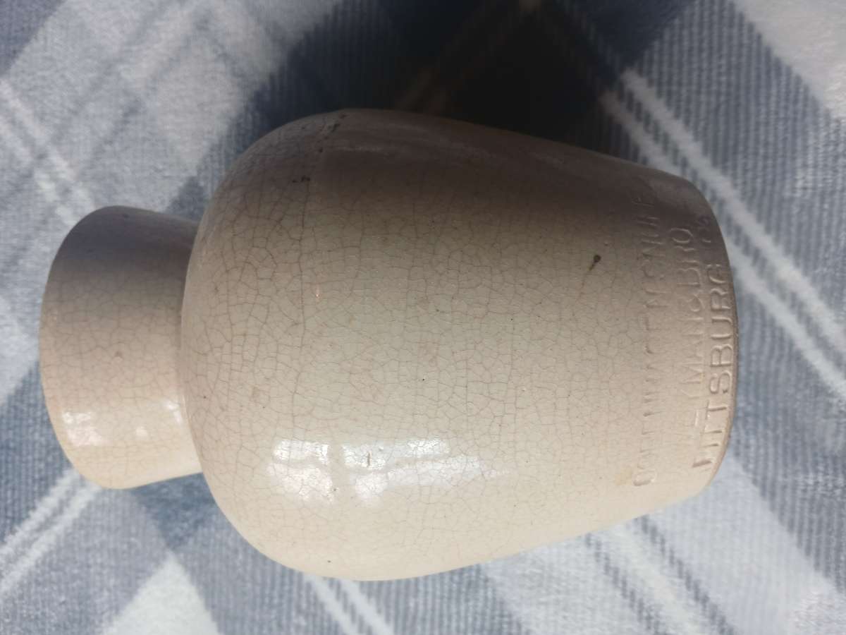 antique Copenhagen snuff jar