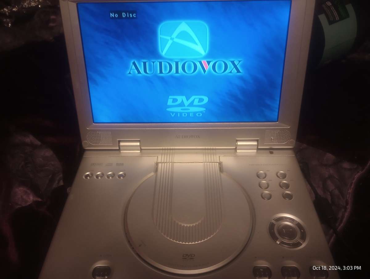 TV mount and portable DVD player