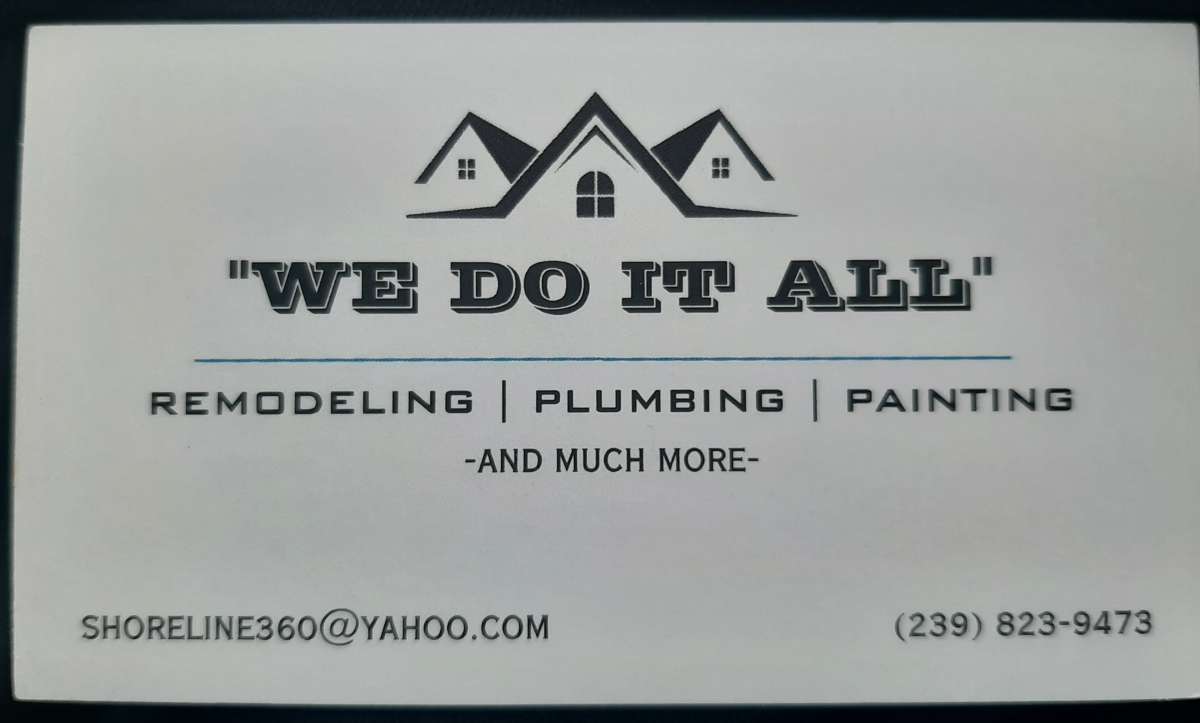 your trusted guys we do all kinds of work replumbing pipes p