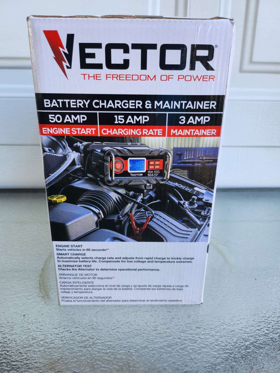 Vector Battery Charger and Maintainer