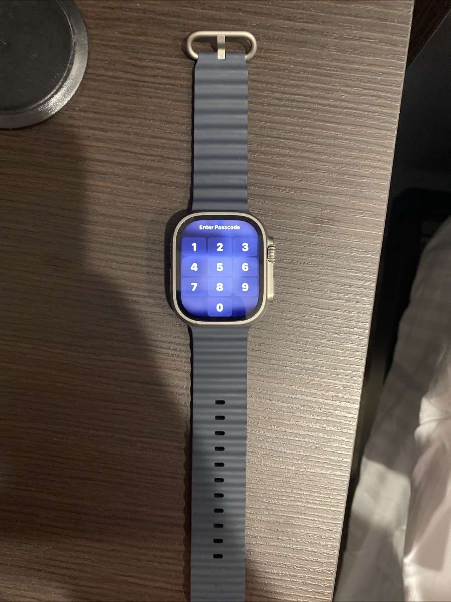 AppleWatch Ultra Ocean Blue Band 49mm