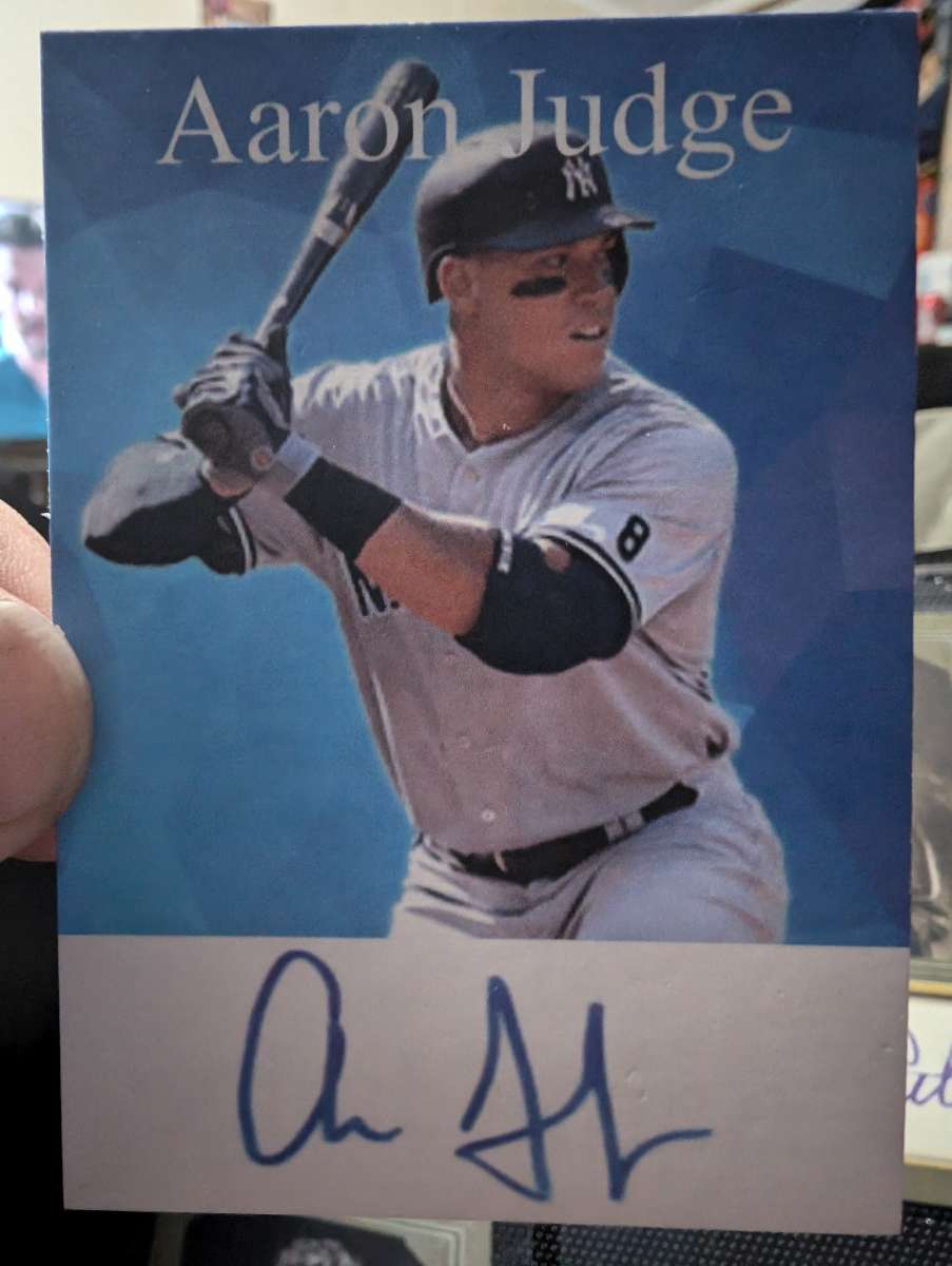 Aaron judge auto reprint