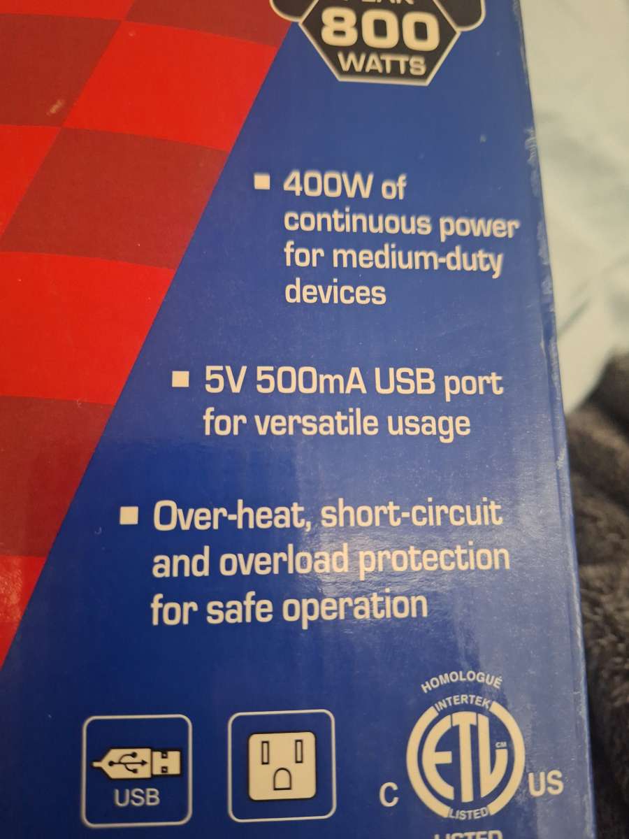 et power on the go with the Duralast 400 Watt Power Inverter