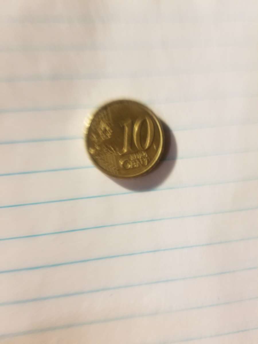 2019 EURO 10 CENT  GOLD COIN