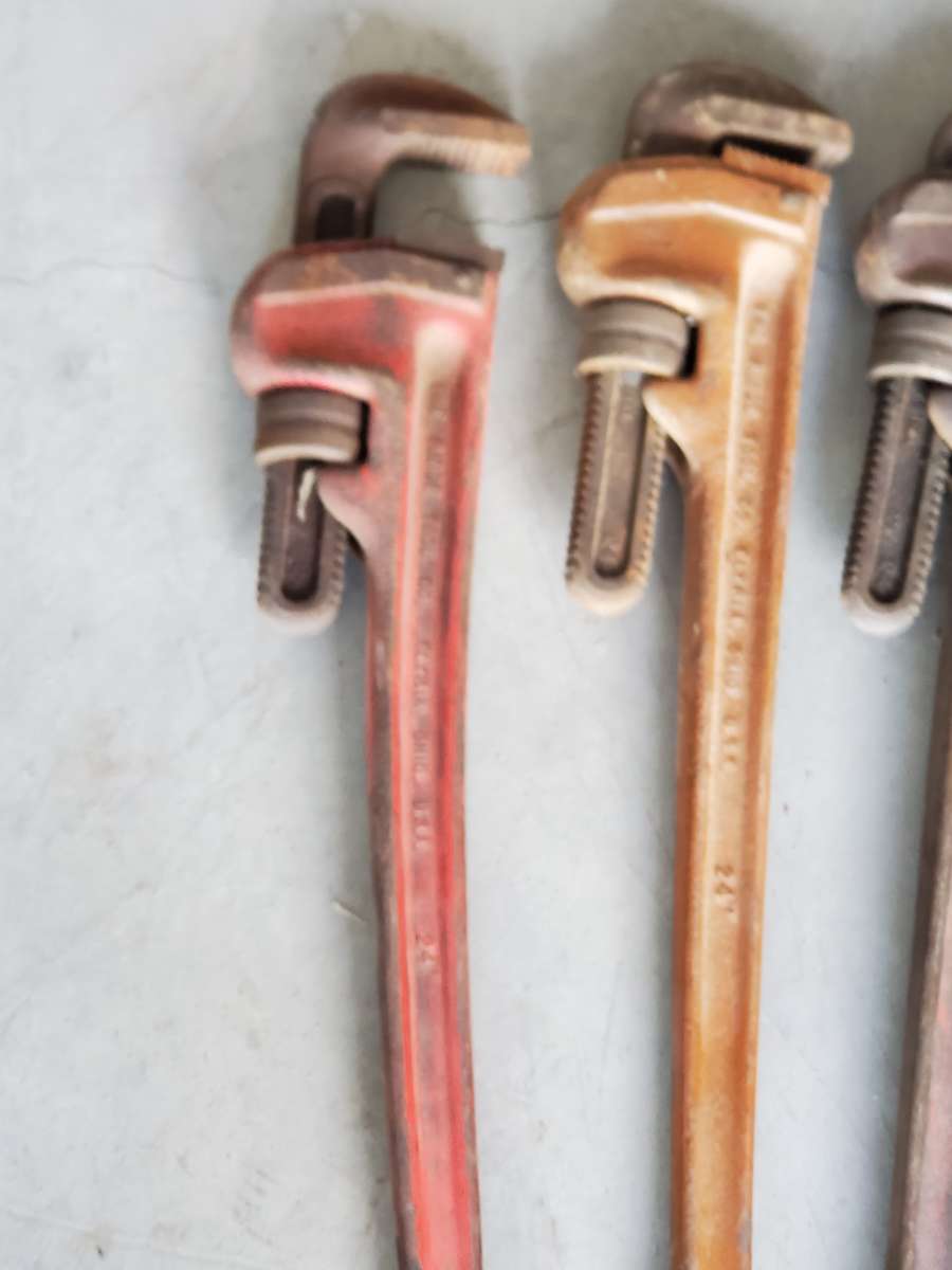 Various Pipe Wrenches