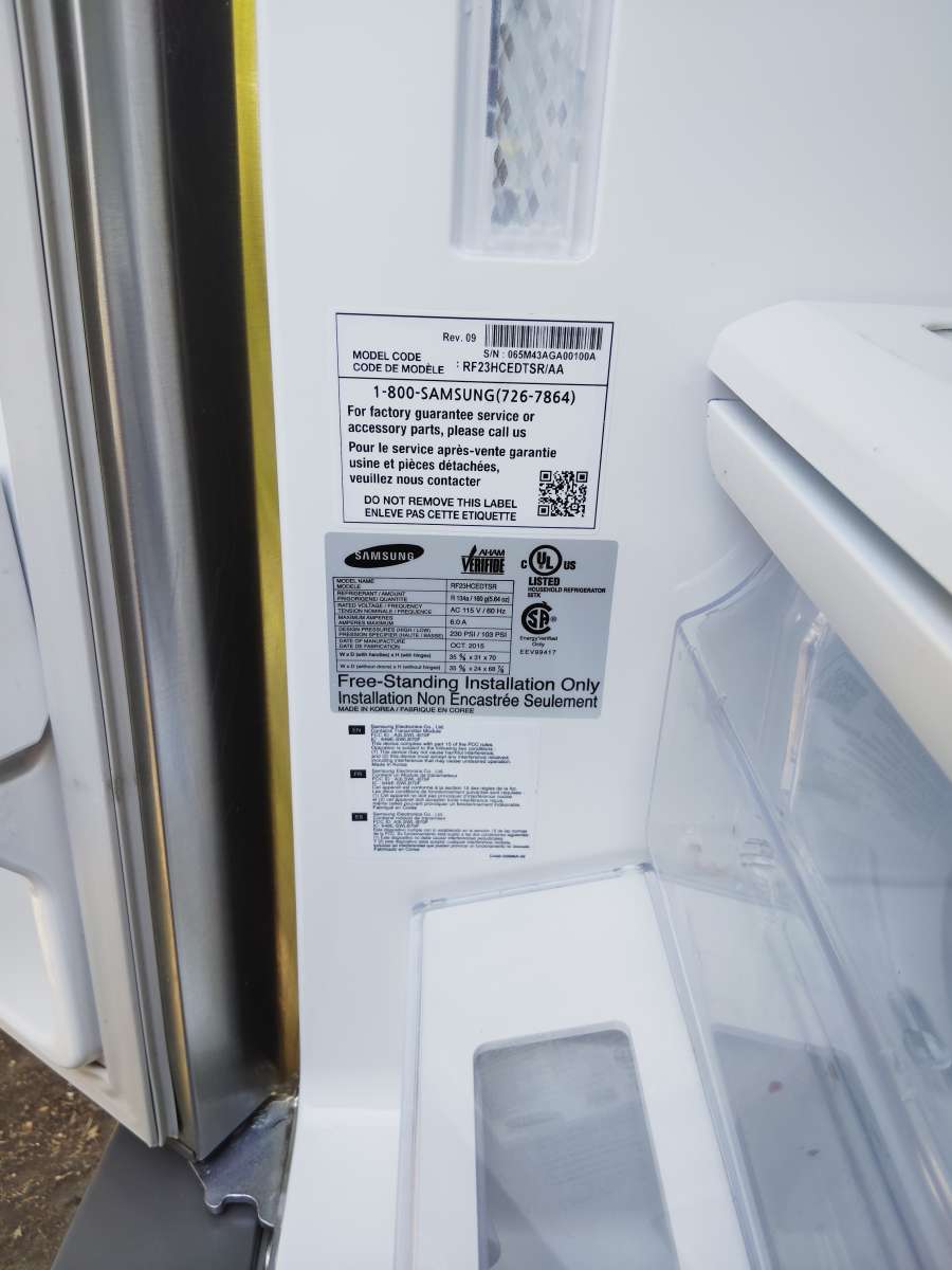 Samsung Refrigerator and Freezer