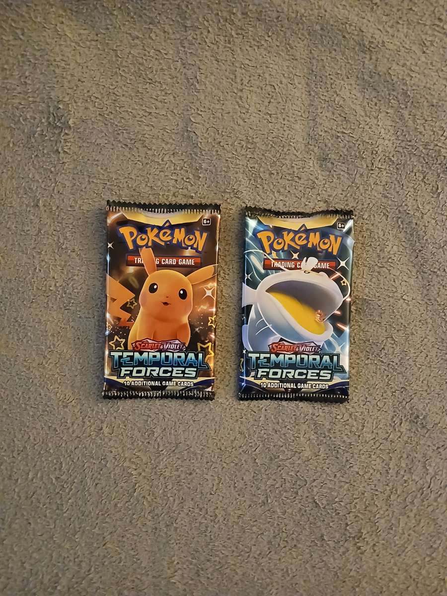 3 Pokemon Trading Cards Booster Packs 2024