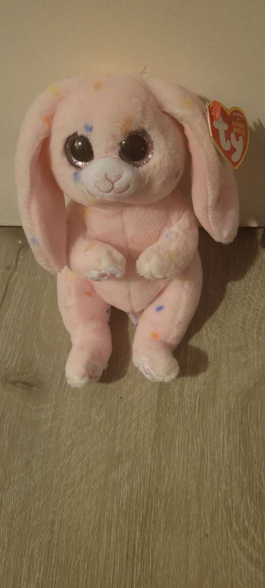 The Beanie Babies Collection Bellies easter may rabbit MINT