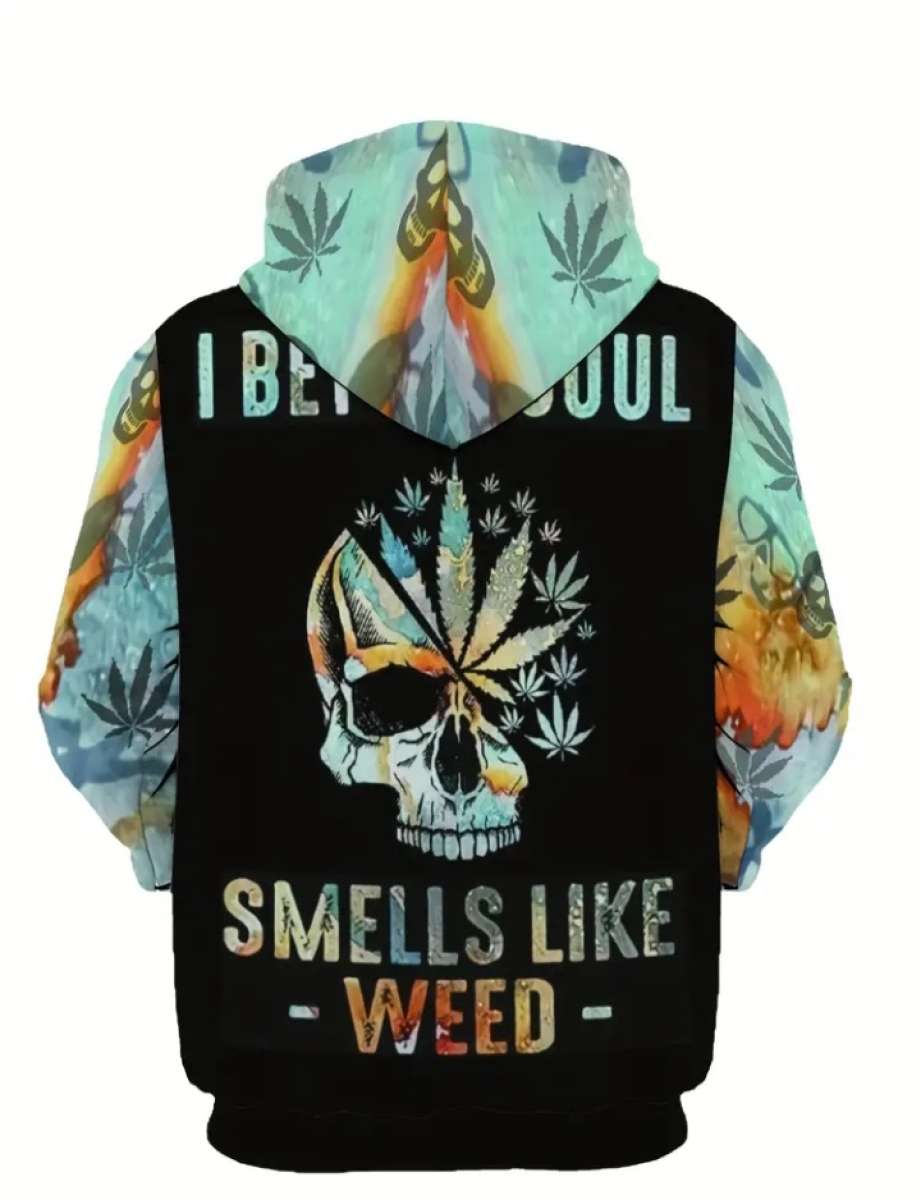 New skull hoodie size 2x