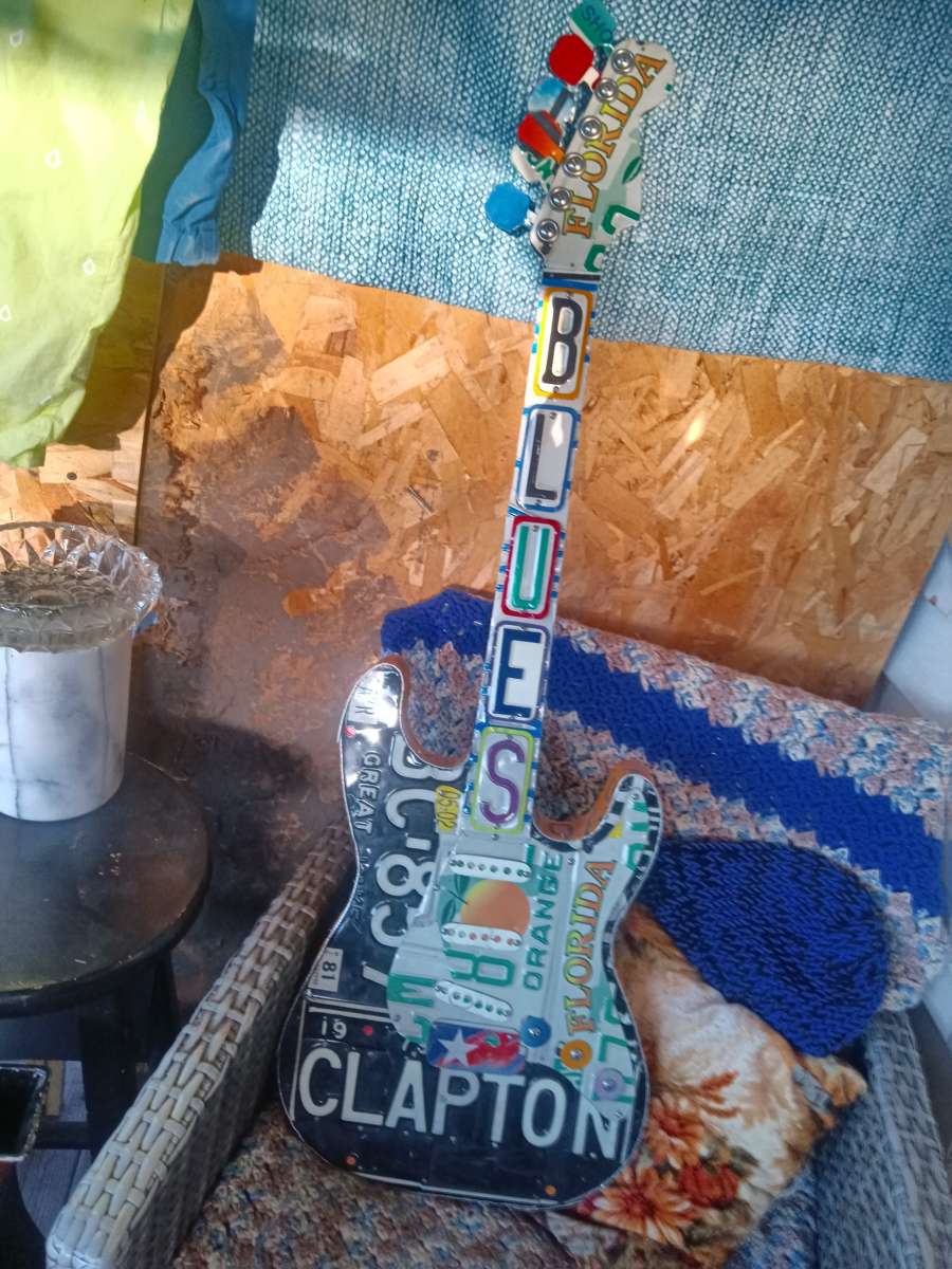 eric clapton one of a kind guitar wall sign