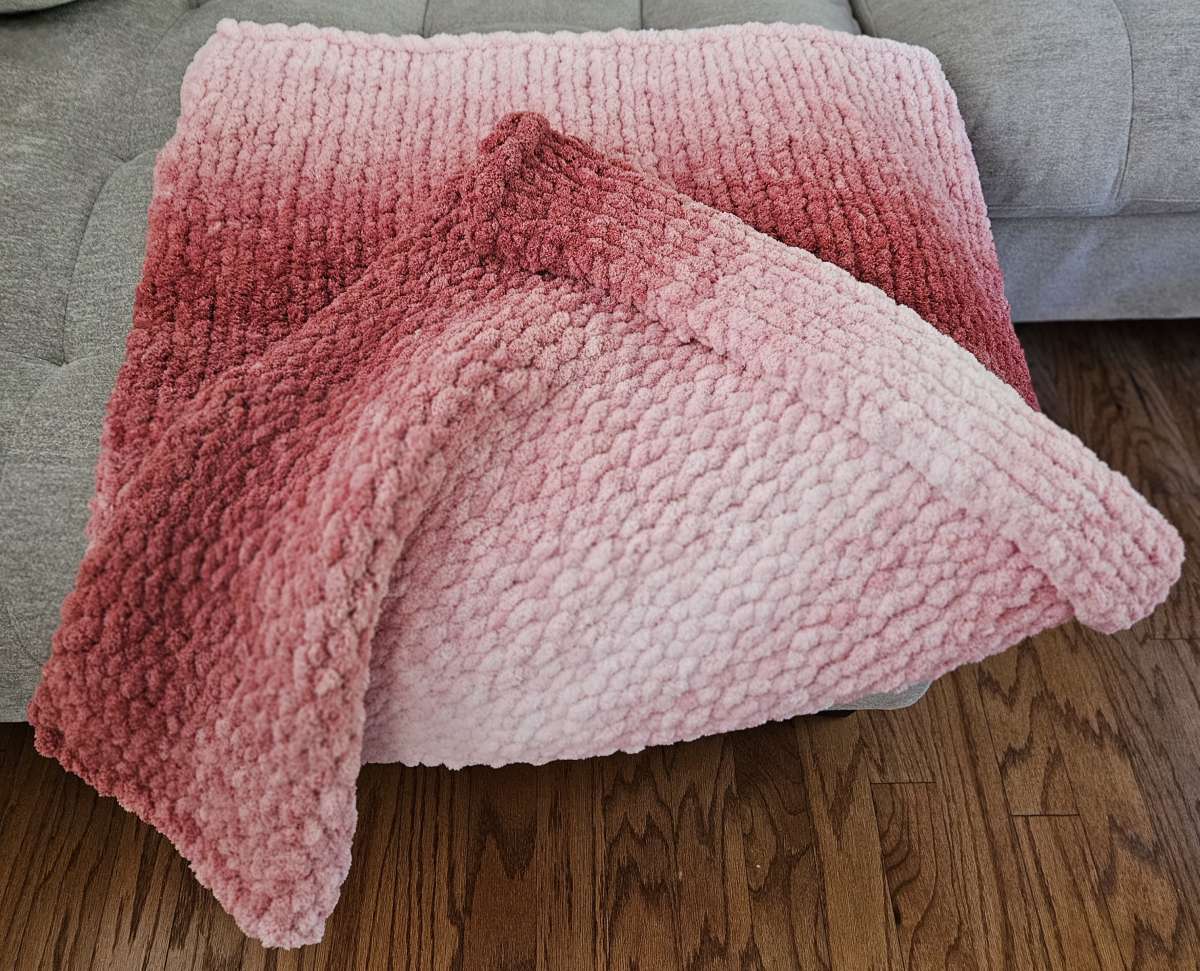 Soft Ombre Sofa Throw