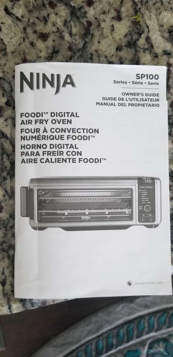 NINJA foodi digital air fryer oven sp100  8 programs