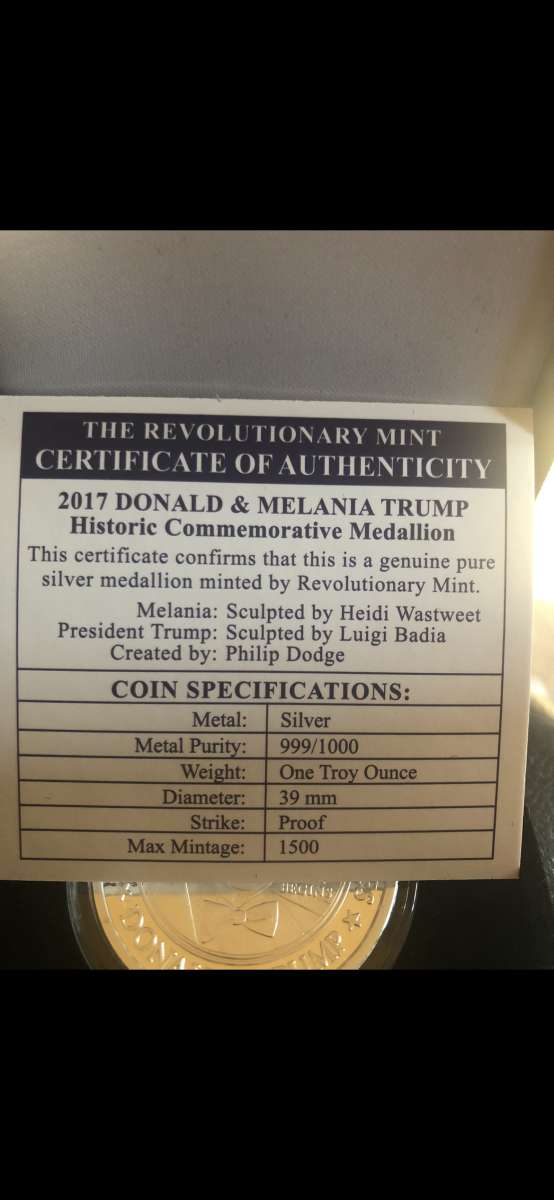 Trump Silver Coin