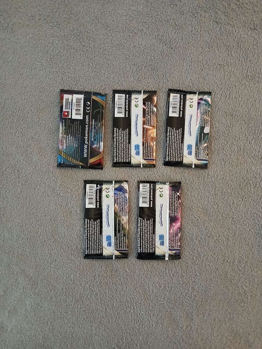 5 Pokemon 10 Trading Cards Booster Packs 2022 2024