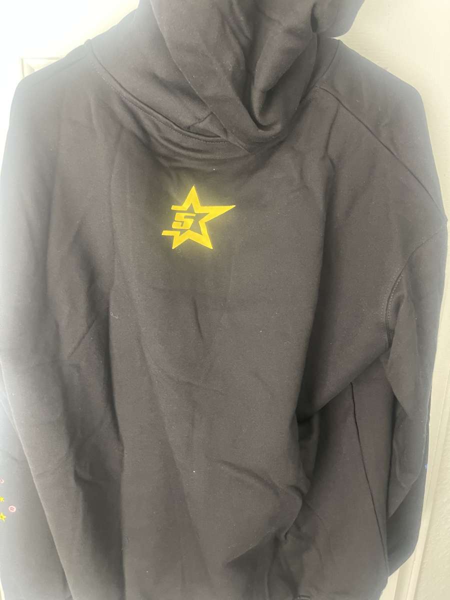 Black OG pink sp5der hoodie Authentic