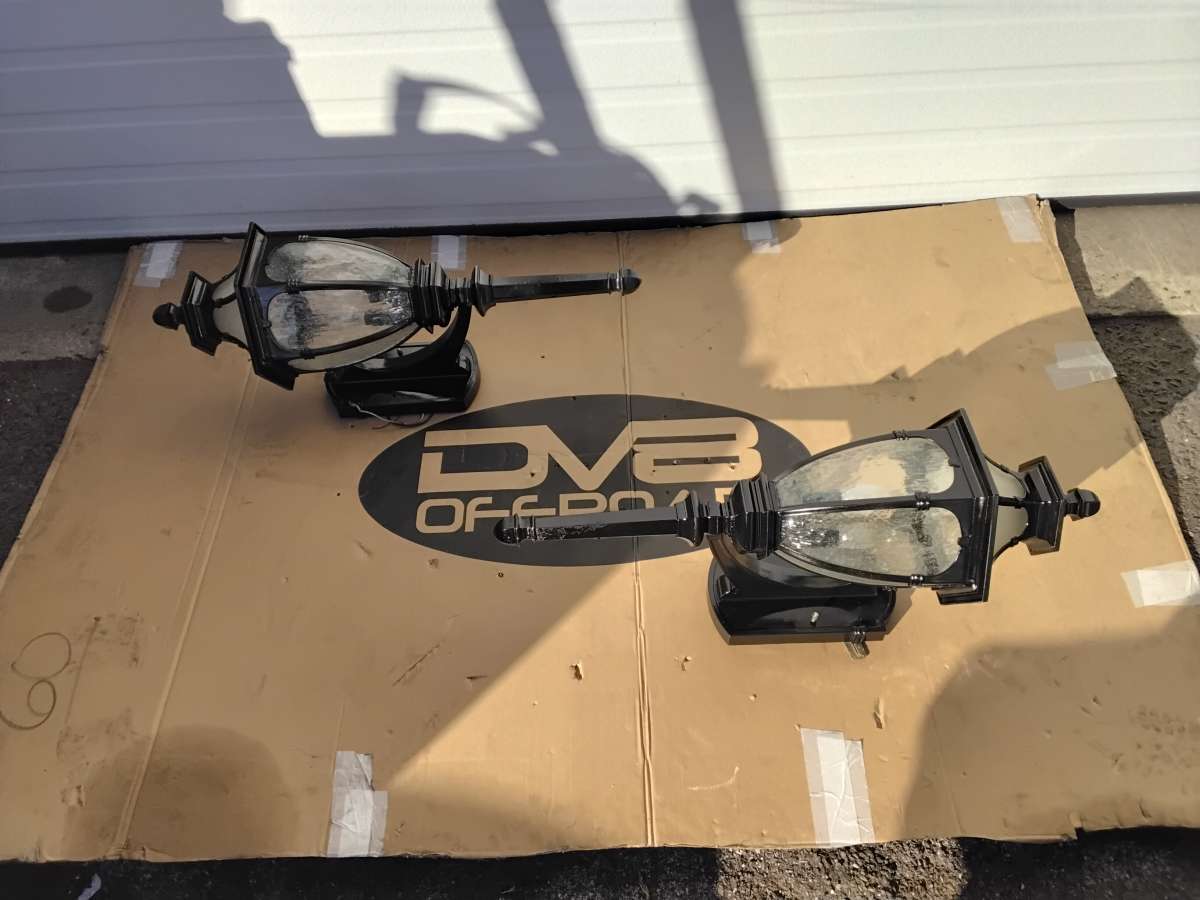 Nice Black Large Outdoor Lantern Style Look Like New