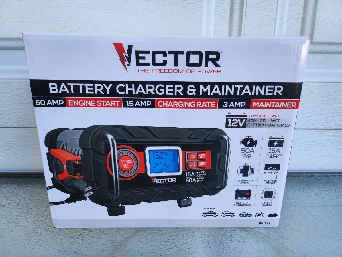 Vector Battery Charger and Maintainer