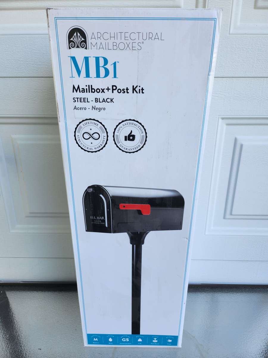 Architectural Mailboxes MB1 Mailbox and Post Kit