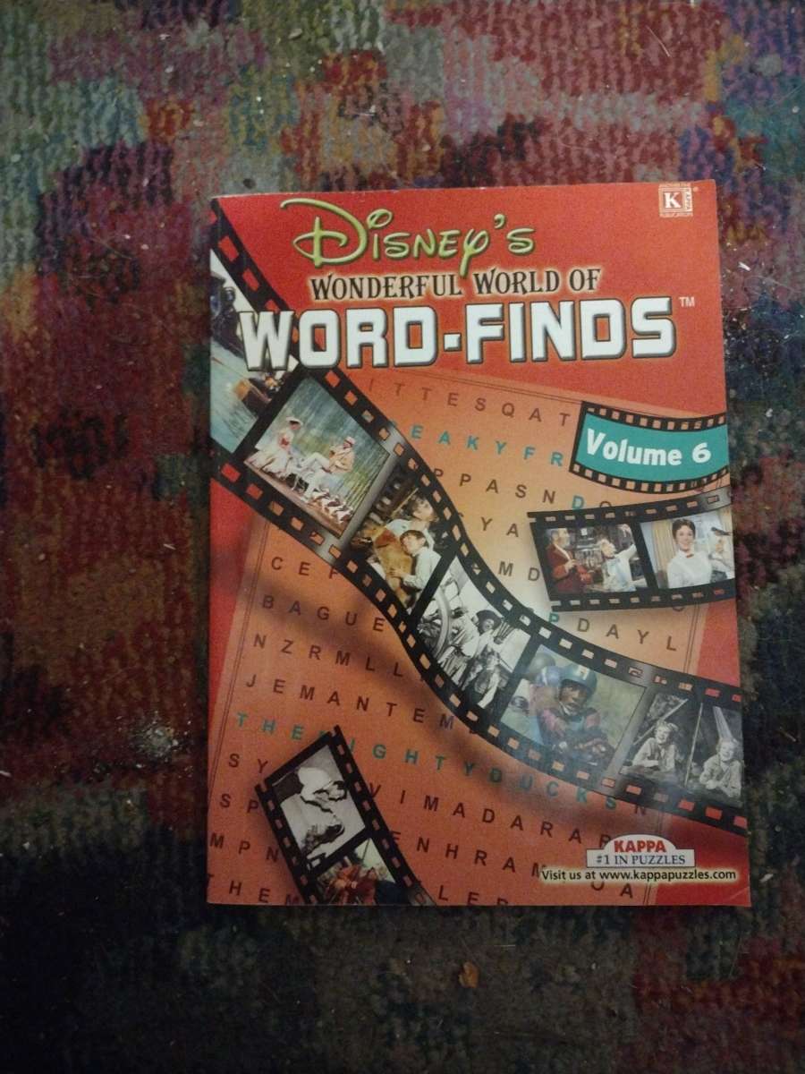 Disneys wonderful world of wordfinds
