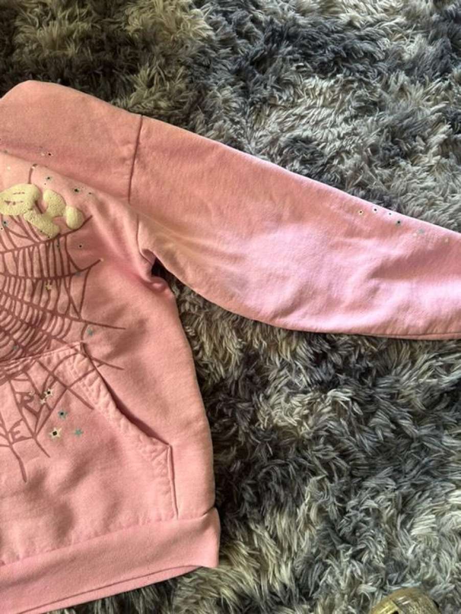 Pink Sp5der Hoodie text me before buying