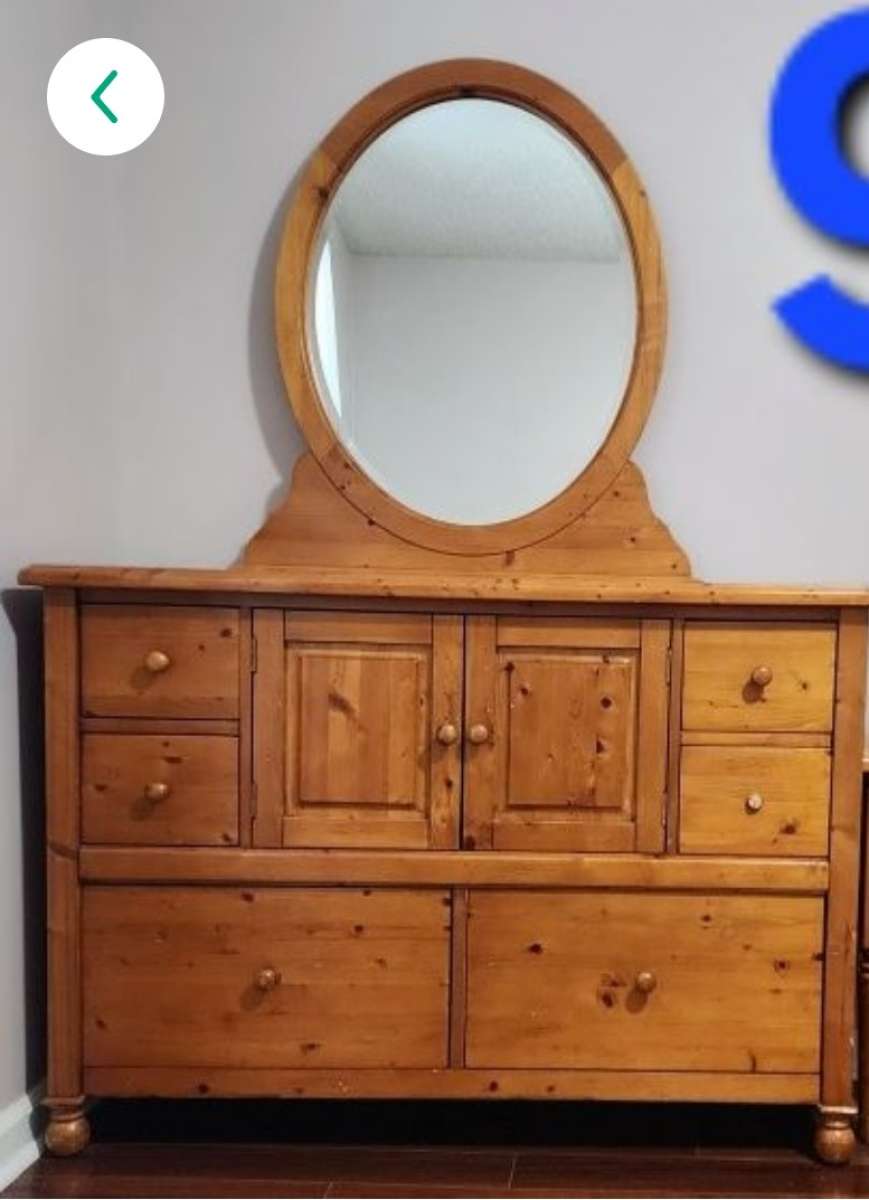 dressing table with drawers