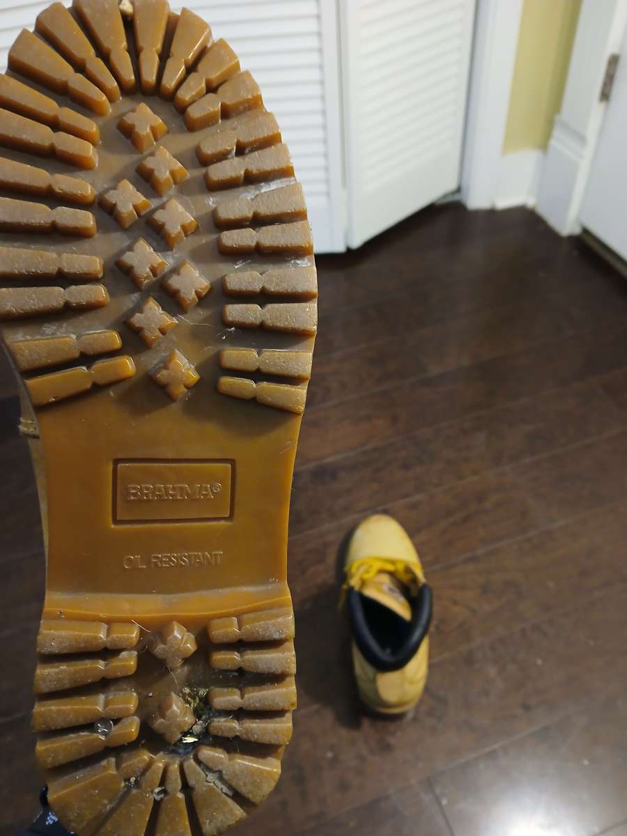 Brahma Steel Toe Waterproof Oil  Slip Resistant EH Size 8