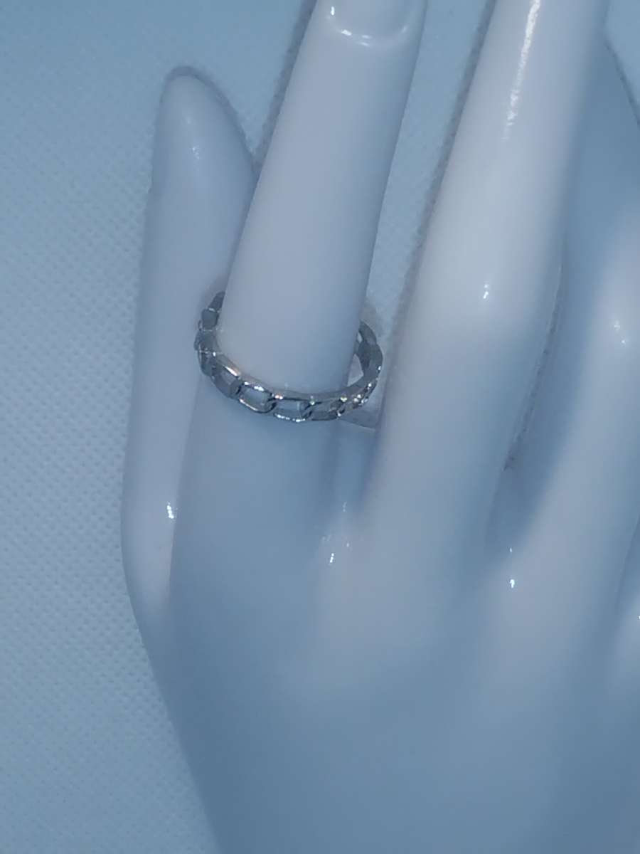 Chain Style Retro Geometric Ring