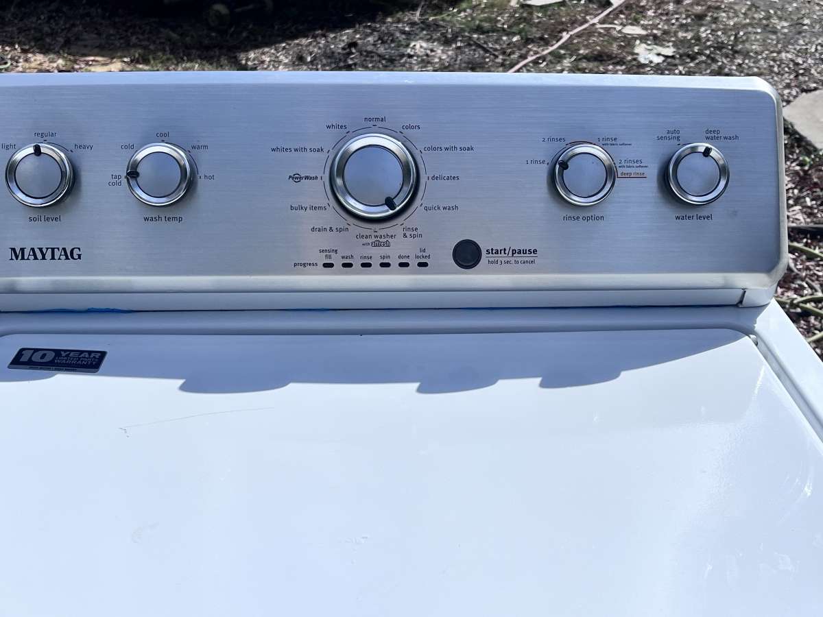 Maytag washing machine