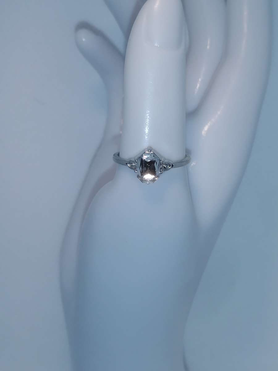 Oval Cut Silver Ring GA