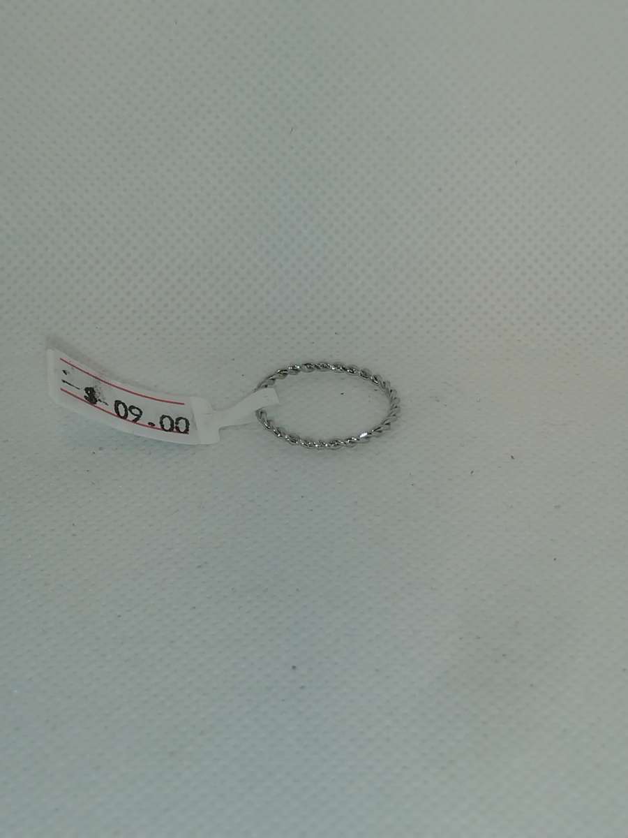 Braided Retro Geometric Ring