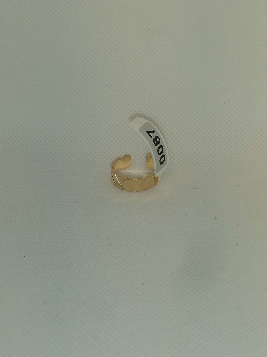 Open Slant Chic Rhinestone Ring