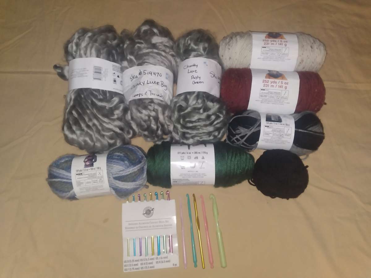 Yarn and Crochet Hooks
