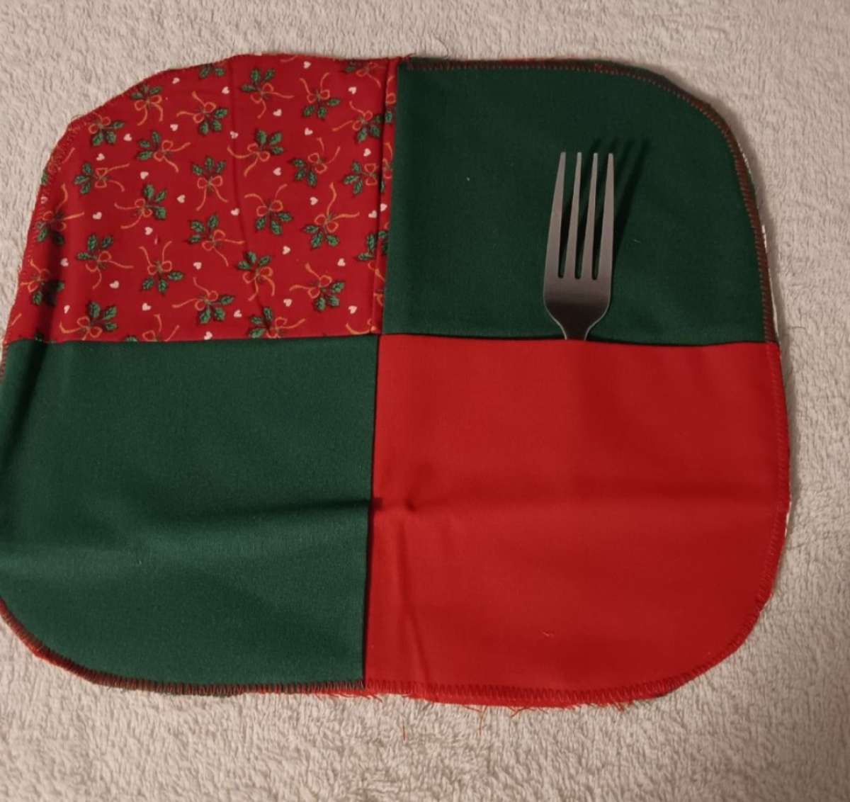 Handmade Napkins with Pockets Set of 4