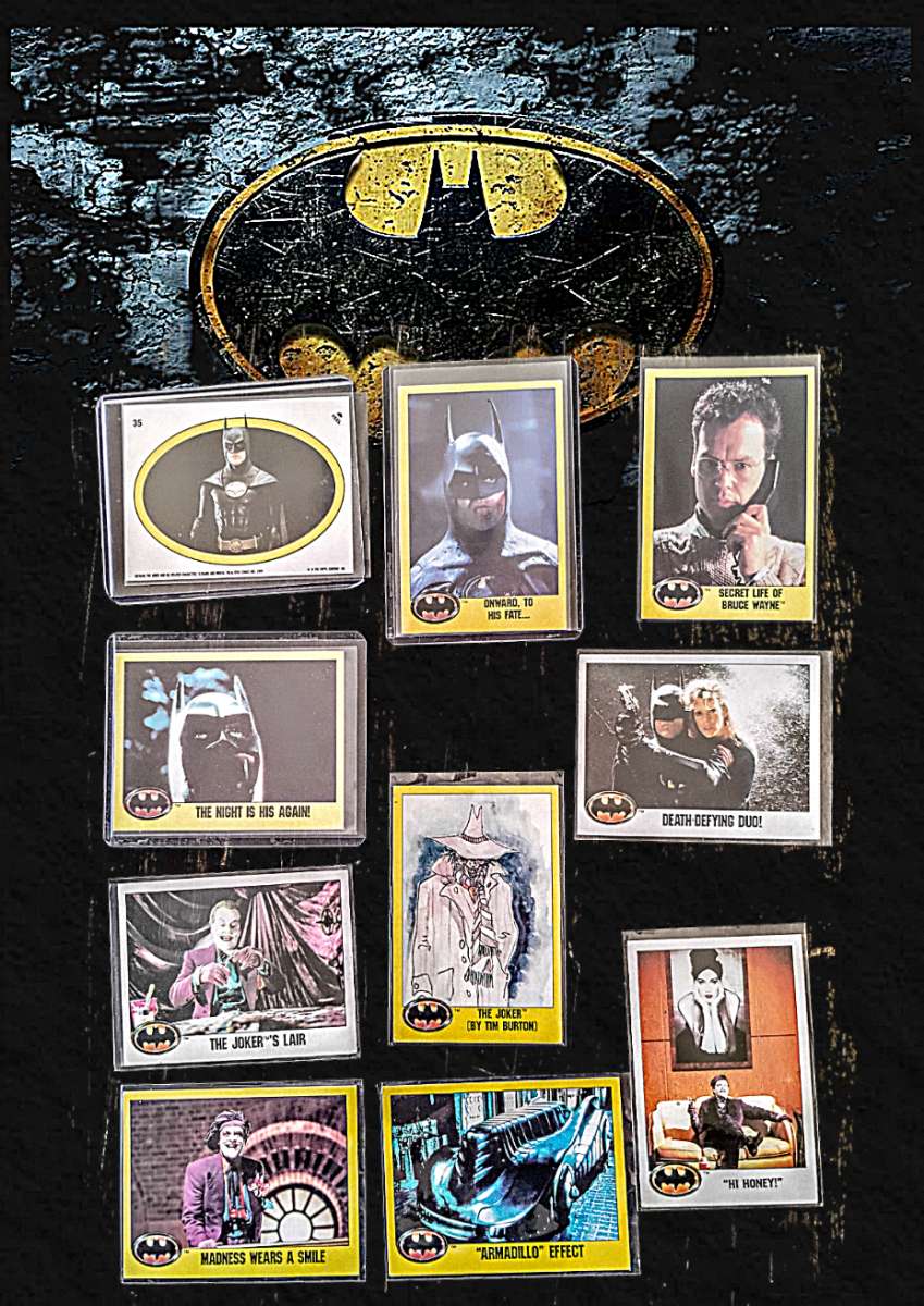 1989 Batman movie cards