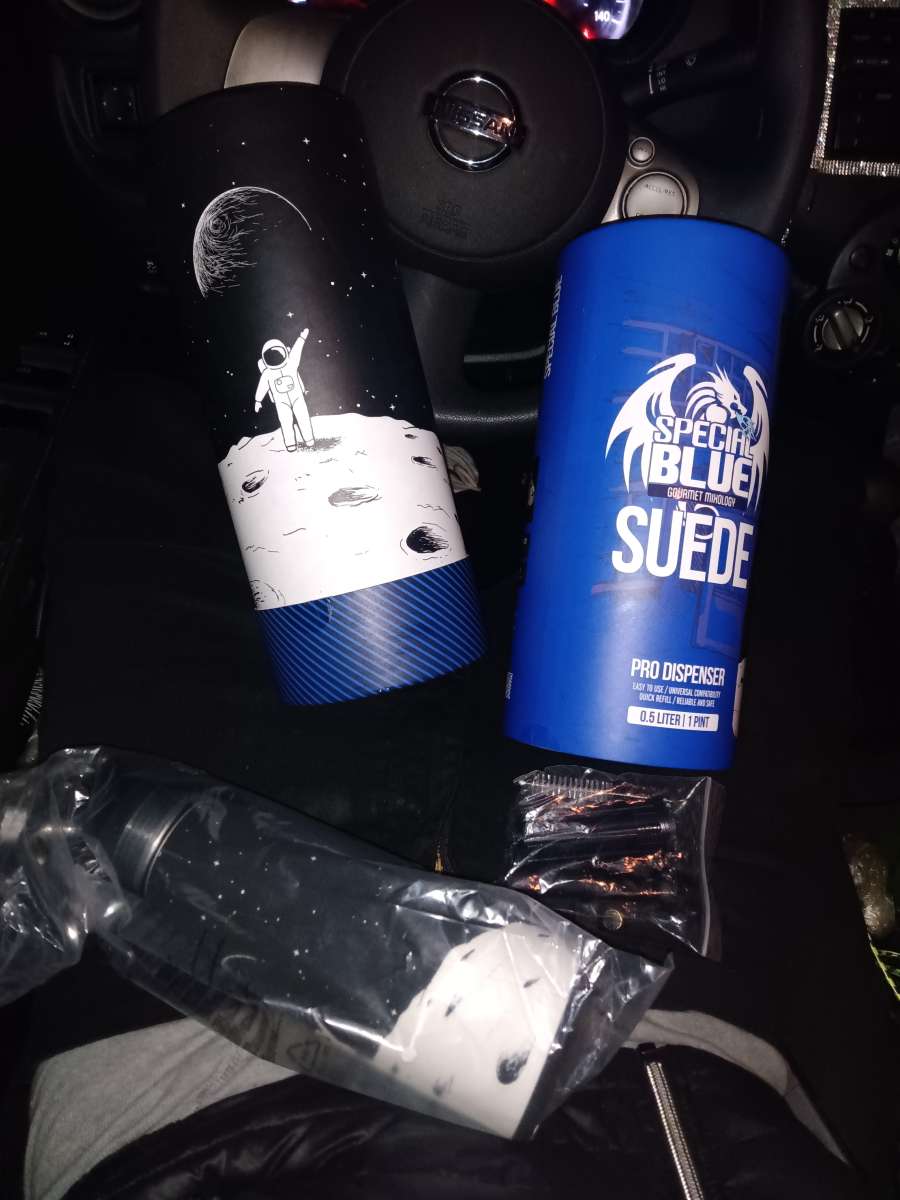 Blue gourmet mixology suede pro dispenser