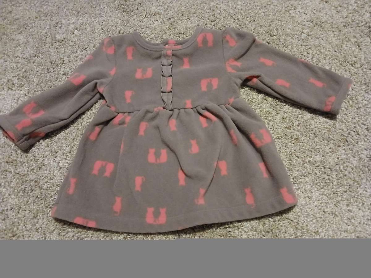 CHILD OF MINE CARTERS BABY GIRL PINK KITTY CAT TOP