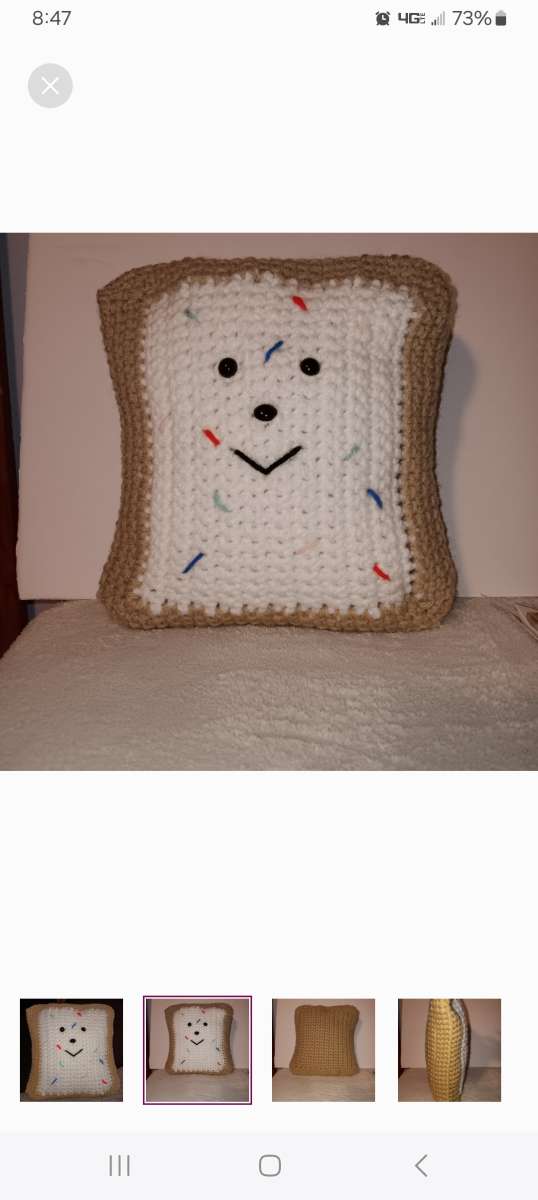 Handmade Crochet Pop Tart