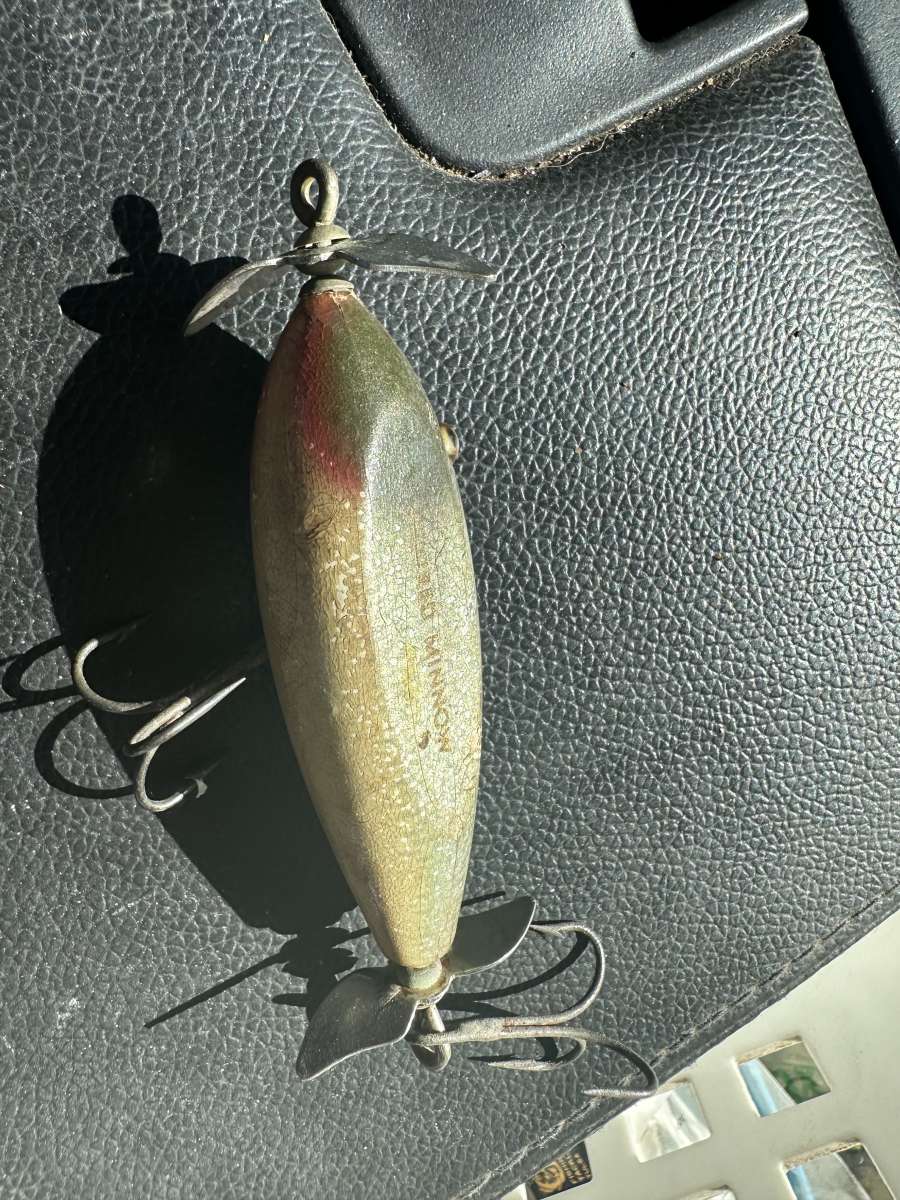 vintage fishing lure chub creek injured minnow